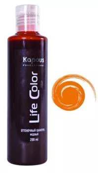 Оттеночный шампунь Life Color Медный Kapous 200 мл