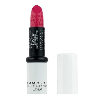 Помада для губ блестящая Immoral Shine Lipstick Layla Cosmetics