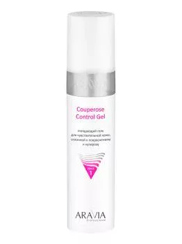 Очищающий гель для чувствительной кожи склонной к покраснениям и куперозу Couperose Control Gel Aravia