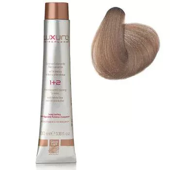 Стойкая крем-краска Пепельный светлый блондин 8.01 Luxury Hair Color Ash Light Blond 8.01 Green Light 100 мл