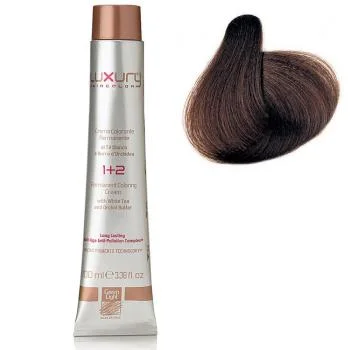 Стойкая крем-краска Темный золотой блондин 6.3 Luxury Hair Color Dark Golden Blond 6.3 Green Light 100 мл