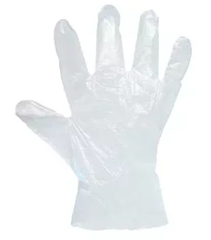 Перчатки полиэтиленовые M прозрачные Чистовье