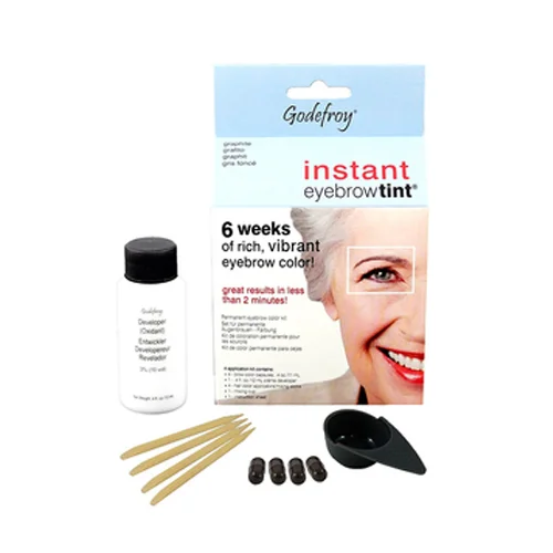 Краска-хна для бровей Графит Eyebrow Tint Graphite (GF4326, 10 капсул)