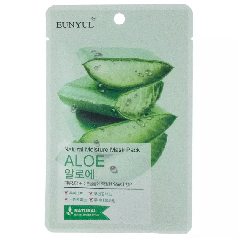 Тканевая маска для лица с экстрактом алоэ Eunyul