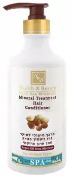 Кондиционер для волос на основе минералов Мертвого моря c маслом Аргана Health &amp; Beauty 780 мл