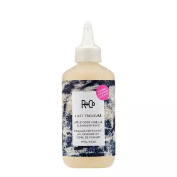 Деликатно очищающий шампунь для волос и кожи головы с яблочным уксусом Мое Сокровище Lost Treasure Apple Cider Vinegar Cleansing Rinse R+Co 177 мл