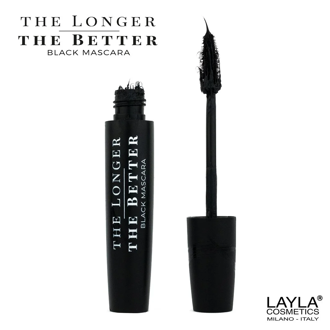 Тушь для ресниц удлиняющая черная The Longer The Better Black Mascara