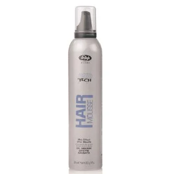 Мусс-гель для укладки для создания эффекта мокрых волос High Tech Hair Gel Mousse Wet Effect Lisap Milano 300 мл