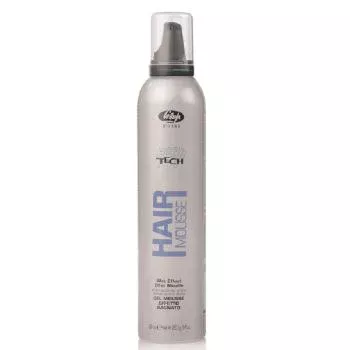 Мусс-гель для укладки для создания эффекта мокрых волос High Tech Hair Gel Mousse Wet Effect Lisap Milano 300 мл