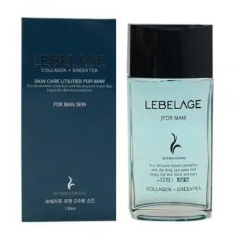 Увлажняющий тонер для мужчин с коллагеном и зеленым чаем Lebelage 150 мл