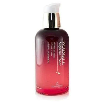 Питательный тонер с женьшенем Wrinkle supreme The Skin House 130 мл
