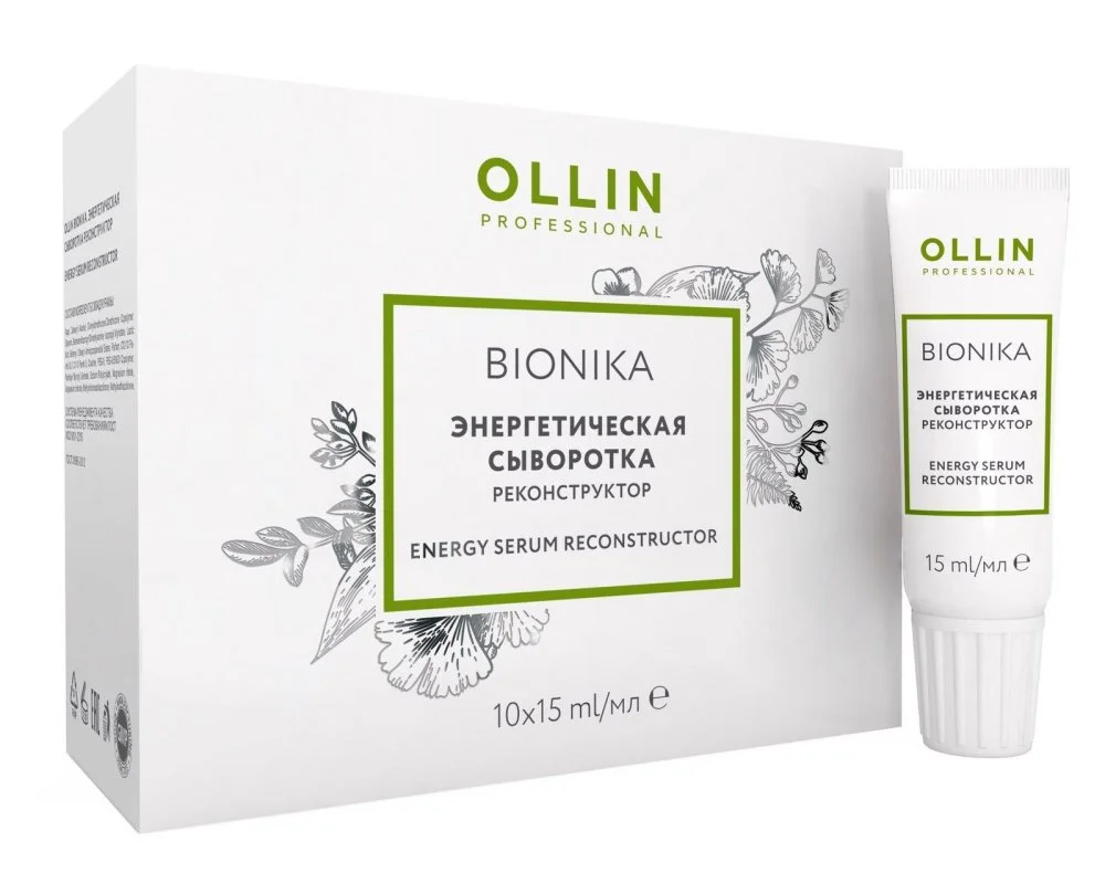 Энергетическая сыворотка-реконструктор Bionika для глубокого восстановления волос