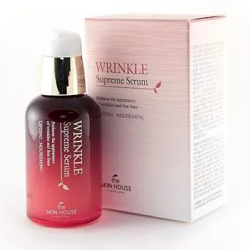 Питательная сыворотка разглаживающая морщины с женьшенем The Skin House 50 мл