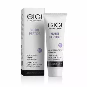 Крем с 10% гликолиевой кислотой для всех тип кожи NP 10% Glycolic Cream GiGi 50 мл
