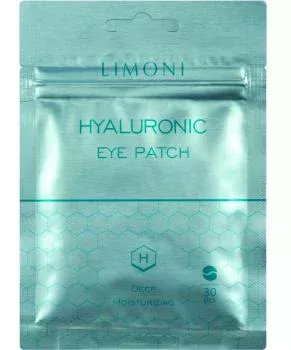 Увлажняющие патчи для век с гиалуроновой кислотой Hyaluronic Eye Patch Limoni 30 мл