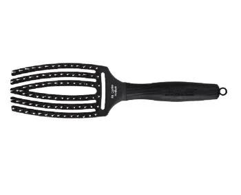 Щетка для волос Finger Brush Combo Medium + натур. щетина Olivia Garden 1 шт