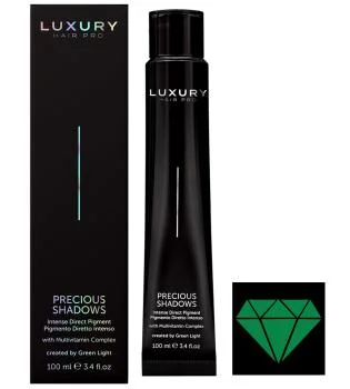 Интенсивный прямой пигмент Драгоценные оттенки Изумруд Precious Shadows Emerald Green Green Light