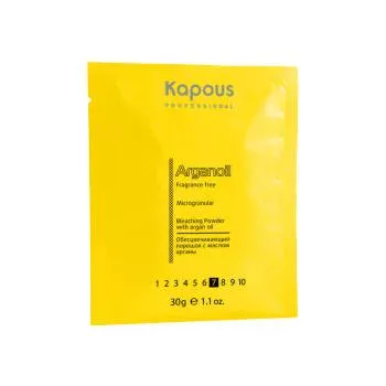 Обесцвечивающий порошок для волос с маслом арганы Kapous