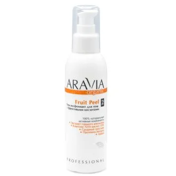 Гель-эксфолиант для тела с фруктовыми кислотами Fruit Peel Aravia