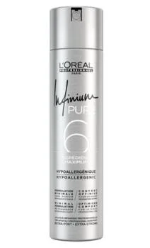Лак для волос без запаха сильной фиксации Infinium Pure Soft LOreal 300 мл