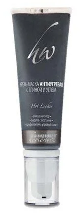 Антиугревая крем-маска с глиной и углём