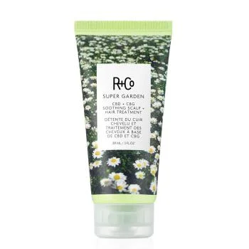Успокаивающий уход для кожи головы и волос Дивный Сад Super Garden CBD + CBG Soothing Scalp + Hair Treatment R+Co 89 мл
