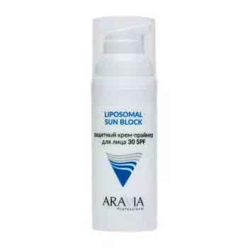 Защитный крем-праймер для лица SUN BLOCK+ 30SPF Aravia 50 мл