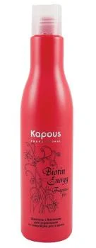 Шампунь с биотином для укрепления и стимуляции роста волос Biotin Energy Kapous 250 мл