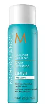 Лак сияющий для волос эластичной фиксации Moroccanoil