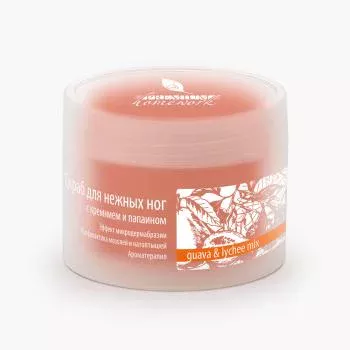 Скраб для нежных ног с кремнием и папаином Premium 75 мл