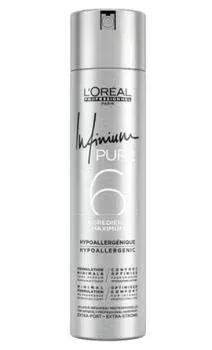 Лак для волос без запаха сильной фиксации Infinium Pure Soft LOreal