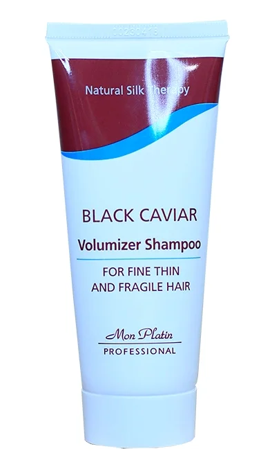 Шампунь для объема тонких и ломких волос с экстрактом черной икры