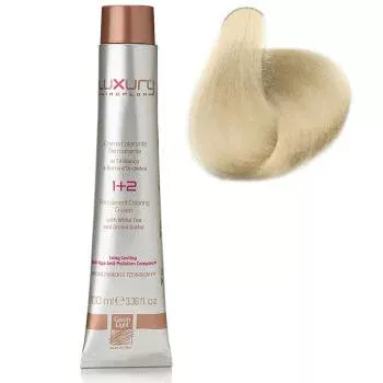 Стойкая крем-краска Спокойный холодный блондин 11.11 Luxury Hair Color Pacific Ice Blond 11.11 Green Light 100 мл