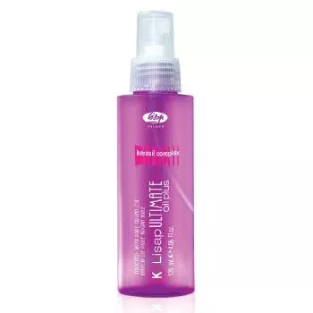 Масло для выпрямления вьющихся волос Ultimate Keratin Oil Plus Lisap Milano