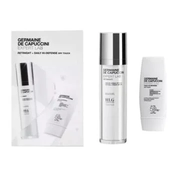 Набор Expert Lab Эмульсия высокой защиты без тона SPF50 + Эмульсия ночная Germaine de Capuccini 1 шт