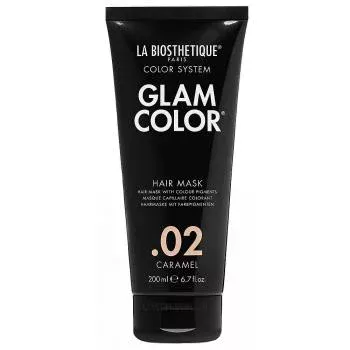 Тонирующая маска для волос 02 Caramel Glam Color Hair Mask La Biosthetique 200 мл