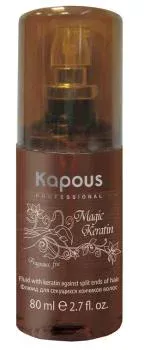 Флюид для секущихся кончиков волос с кератином Magic Keratin Kapous 80 мл