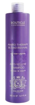 Шампунь с анти-желтым эффектом для осветленных и седых волос Anti-Yellow Shampoo Bouticle