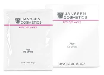 Альгинатная anti-age успокаивающая маска с алоэ вера и спирулиной Aloe De-Stress Janssen Cosmetics