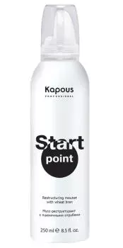 Мусс-реструктурант с пшеничными отрубями Start Point Kapous 250 мл