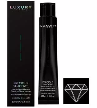 Интенсивный прямой пигмент Драгоценные оттенки Черный оникс Precious Shadows Black Onyx Green Light 100 мл