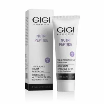 Крем ночной с 10% гликолиевой кислотой для всех типов кожи NP 10% Glycolic Cream GiGi 50 мл