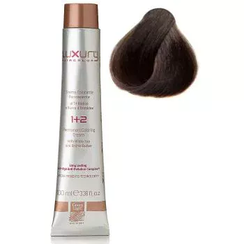 Стойкая крем-краска Светлый коричневый бежевый 5.32 Luxury Hair Color Light Beige Brown Green Light 100 мл