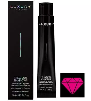 Интенсивный прямой пигмент Драгоценные оттенки Розовый бриллиант Precious Shadows Pink Diamond Green Light 100 мл