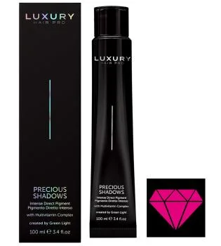 Интенсивный прямой пигмент Драгоценные оттенки Розовый бриллиант Precious Shadows Pink Diamond Green Light 100 мл