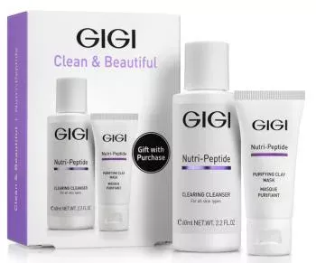 Дорожный набор для идеально чистой кожи NP Clean and Beautiful GiGi 1 шт