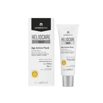Солнцезащитный омолаживающий флюид SPF50 Heliocare 360º Age Active Fluid Cantabria Labs 50 мл