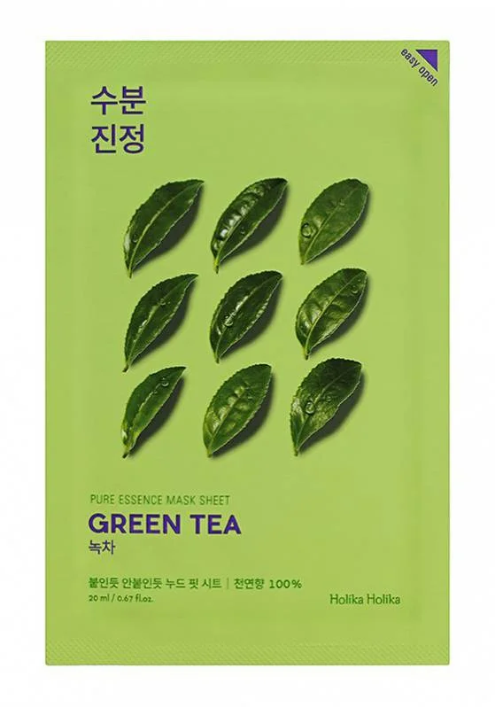 Тканевая маска с зеленым чаем Pure Essence Mask Sheet Green Tea