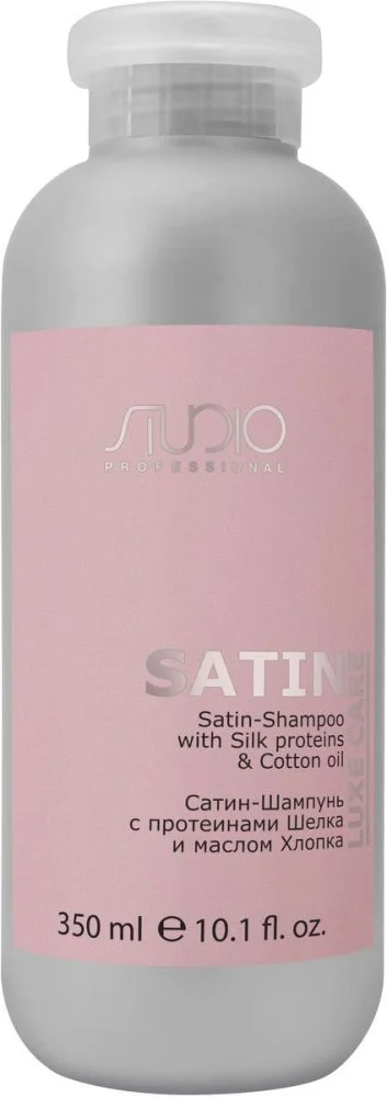 Сатин-Шампунь с протеинами шелка и маслом хлопка Luxe Care (350 мл)