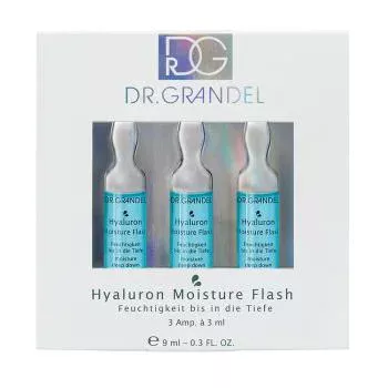 Концентрат с гиалуроном Мгновенное увлажнение Hyaluron Moisture Flash Dr. Grandel 3*3 мл
